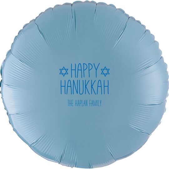 Hanukkah Jewish Stars Mylar Balloons